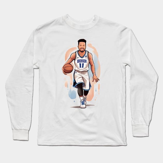 Jalen Brunson Long Sleeve T-Shirt by unn4med